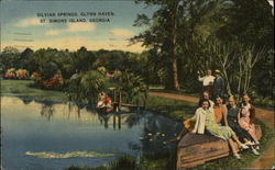 Silvian Springs, St. Simons Island Glynn Haven, GA Postcard Postcard