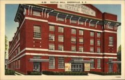 Textile Hall Postcard