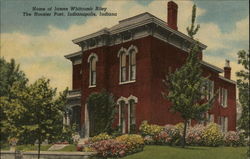 Home of James Whitcomb Riley, The Hoosier Poet Postcard