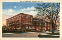 Odd Fellows House Postcard