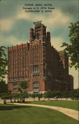 Tudor Arms Hotel, Carnegie at E. 107th Street Postcard