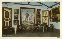 Art Gallery, Buffalo Bill Memorial Museum Lookout Mountain, CO Postcard Postcard