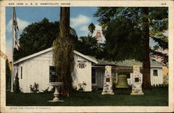 U. S. O. Hospitality House Postcard