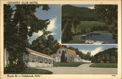 Country Club Motel Postcard