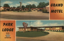 Grand Motel & Park Lodge Postcard