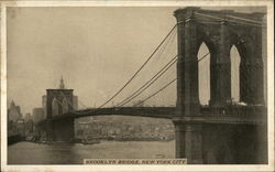 The Brooklyn Bridge New York, NY Postcard Postcard