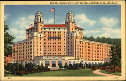 New Arlington Hotel, Hot Springs National Park Postcard