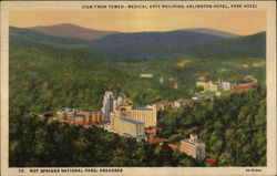 View From the Tower Hot Springs National Park, AR Postcard Postcard