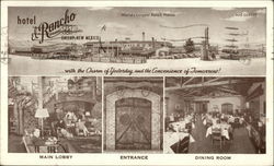 Hotel El Rancho 'World's Largest Ranch House' - Route 66 Postcard