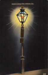 Historic Lamp Post Postcard