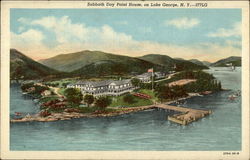 Sabbath Day Point House on Lake George New York Postcard Postcard