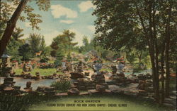 Rock Garden Chicago, IL Postcard Postcard