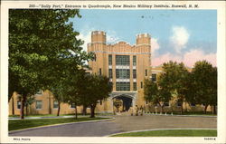 "Sally Port," Entrance to Quadrangle, New Mexico Military Institute Postcard