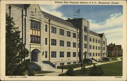 Willard Hall (Physical Science) K.S.C Postcard