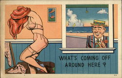 Peeping Tom - Voyeurism Postcard