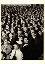 3-D Moview Viewers, 1952 Postcard