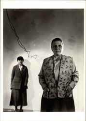 Gertrude Stein and Alice B. Toklas, 1930's Postcard