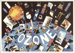 Ozone desruction, A scene from "Alice in Wasteland" Postcard