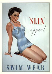 Slix Appeal Swim Wear Postcard