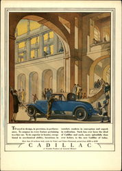 Cadillac Advertising Reproductions Postcard Postcard