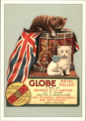 Globe Metal Polish Advertising Reproductions Postcard Postcard