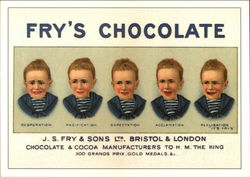 Fry's Chocolate and Cocoa Postcard