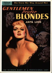 Gentlemen Prefer Blondes 1950 Advertising Reproductions Postcard Postcard