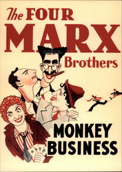 The Four Marx Brothers, Monkey Business Postcard