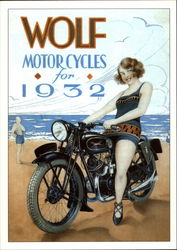 Motorcycle Series (B) Postcard