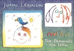 John Lennon real love: The Drawings for Sean Modern (1970's to Present) Postcard Postcard