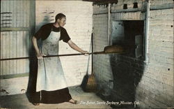 The Baker, Santa Barbara Mission California Postcard Postcard