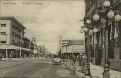 Center Street Phoenix, AZ Postcard Postcard