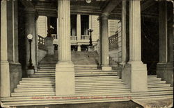 Interior of Main Entrance, State Capitol Postcard