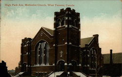 High Park Ave. Methodist Church Postcard