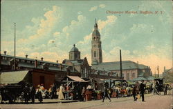 Chippewa Market Buffalo, NY Postcard Postcard