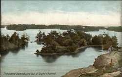 Thousand Islands, The Out of Sight Channel Postcard