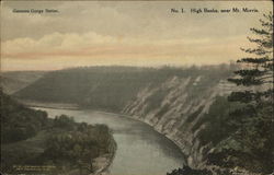 Genesee Gorge: High Banks Near Mt. Morris Postcard