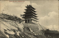 Pagoda, Mt. Penn Postcard