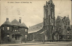 St. Luke's Church Scranton, PA Postcard Postcard