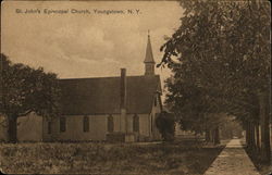 St. John's Episcopal Church Youngstown, NY Postcard Postcard