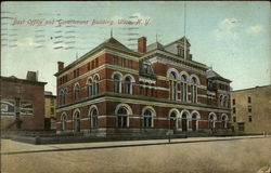 Post Office and Government Building Postcard