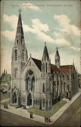 Roman Catholic Cathedral Jacksonville, FL Postcard Postcard