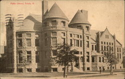 Public Library Postcard