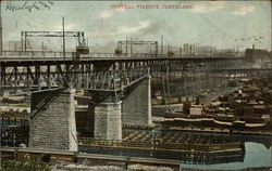 Central Viaduct Cleveland, OH Postcard Postcard