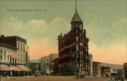 Warren Savings Bank Pennsylvania Postcard Postcard