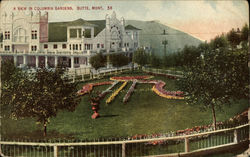 A view in Columbia Gardens Postcard