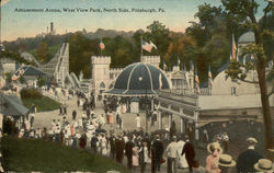 Amusement Arena, West View Park, North Side Pittsburgh, PA Postcard Postcard