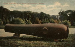 An old time guard at Fort Mason Postcard