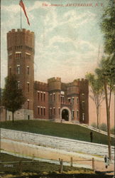 Front View of The Armory Postcard