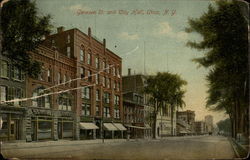 Genesee St. and City Hall Postcard